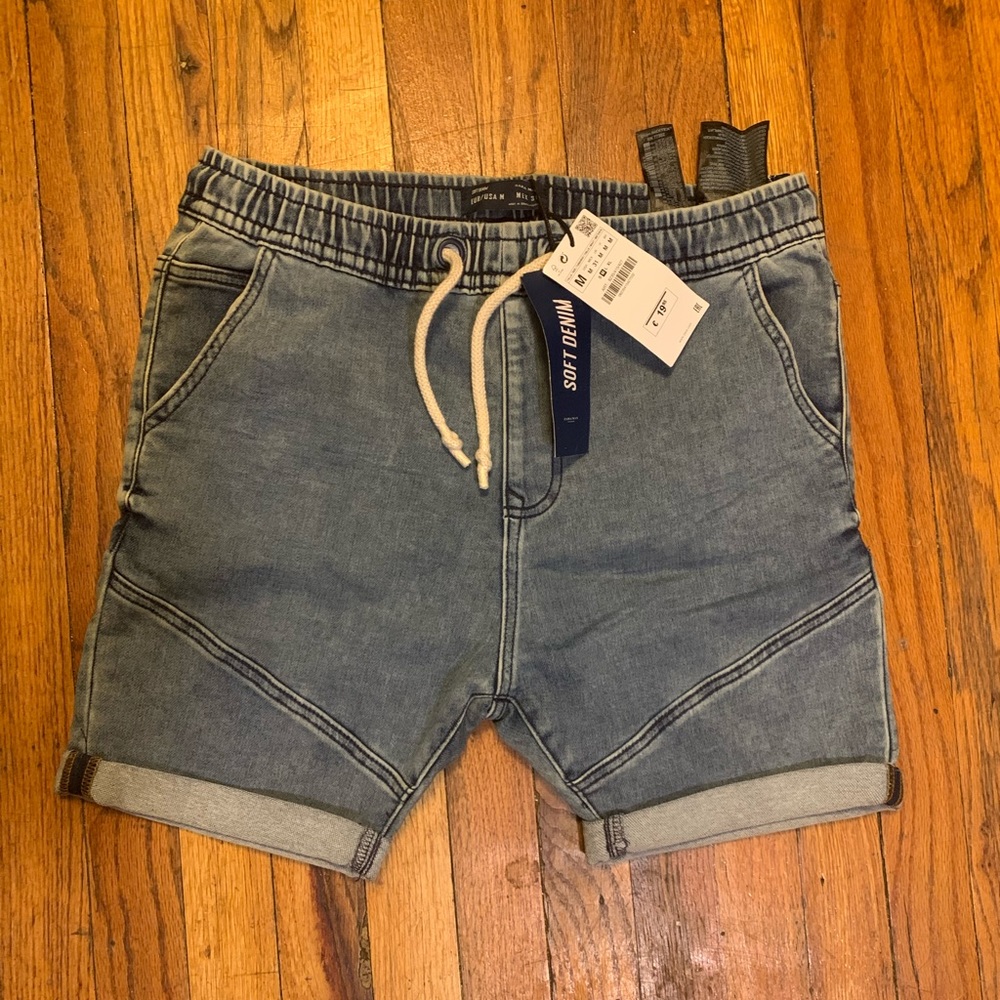 ZARA mens soft denim shorts sz 31